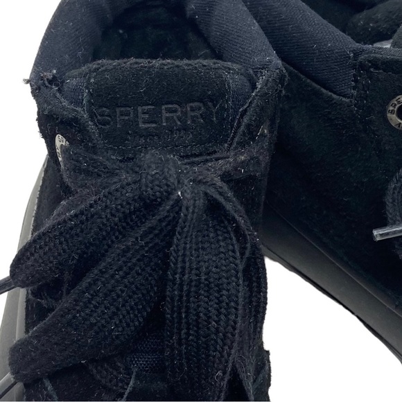 Sperry Boots Womens Syren Gulf Top Sider Duck Boot Weather Resistant Black Sz 7 - Picture 2 of 10